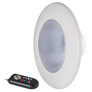 Proyector LED PAR56 RGB + mando - embellecedor blanco
