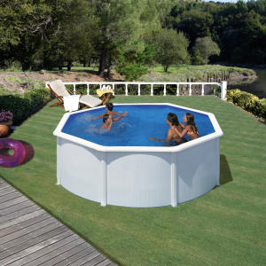 Gre Fidji Ø300 blanca - Piscina redonda de acero