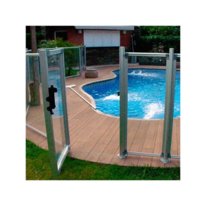 Módulo de 1,25 m con puerta para valla piscinas Flash Transparent IASO