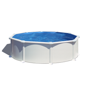 Gre Bora Bora Ø460 blanca - Piscina redonda de acero