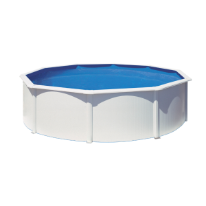 Gre Fidji Ø460 blanca - Piscina redonda de acero