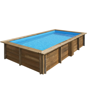 Piscina de madera Gre Sunbay Lemon rectangular 375x200x68 Sin Instalación