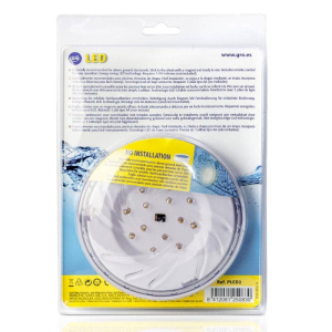 Proyector led color para piscina elevada con mando Gre