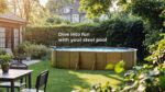 Piscina de acero Gre Aqualoon imitación madera 500 × 300 × 120 cm