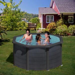 Piscina de acero Gre Kea Ø 240 × 120 cm