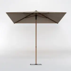 Parasol Antibes IASO 2,2 × 2,2 m con base con ruedas · IASO