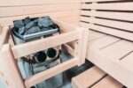 Estufa eléctrica Harvia Vega con mandos · Harvia