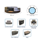 Muebles para spa Netspa Octopus (5 módulos)
