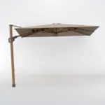 Parasol Calpe IASO 3 × 3 m con luz LED solar · IASO
