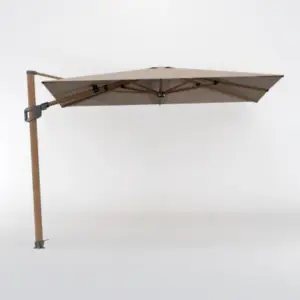 Parasol Calpe IASO 3 × 3 m con luz LED solar · IASO
