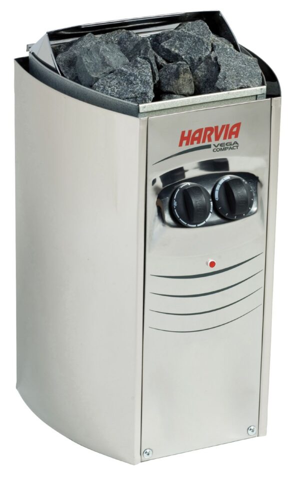 Estufa eléctrica Harvia Vega con mandos · Harvia