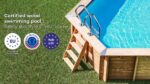 Piscina de madera Gre Sunbay Vanille 2 Ø 400 cm · Gre