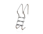 Escalera estándar Gre de acero inoxidable AISI 316 para piscina enterrada, 3 o 4 peldaños · Gre