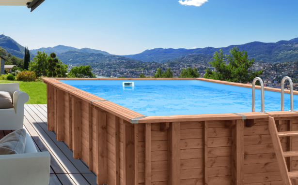 Piscina de madera SCP Summer Oasis 600 × 419 cm