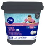Cloro multiacción Gre 4 acciones en tabletas de 250 g · Gre