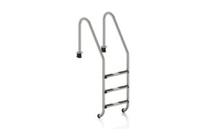 Escalera estándar Gre de acero inoxidable AISI 316 para piscina enterrada, 3 o 4 peldaños · Gre