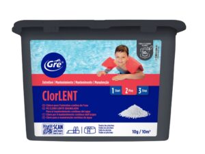 Cloro lento Gre granulado 1 kg · Gre