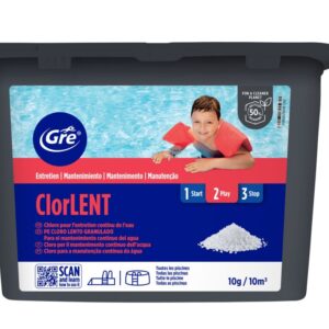 Cloro lento Gre granulado 1 kg · Gre