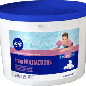 Bromo multiacción Gre en pastillas de 20 g, 5 kg · Gre