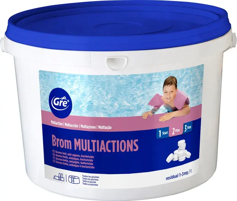 Cloro choque ECO: Bromo y oxígeno activo: sin olor a piscina