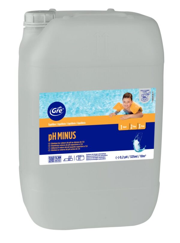 Minorador de pH Gre líquido 20 litros · Gre