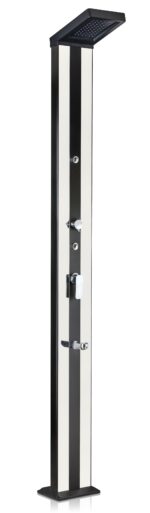 Ducha solar Gre Premium de aluminio con sprayer y lavapiés 38 l · Gre