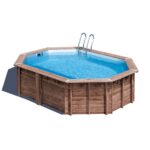 Piscina de madera Gre Sunbay Bambu 2 535 × 335 cm · Gre