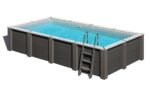 Piscina de composite Gre Avantgarde Nova 595 × 315 × 126 cm con proyector LED