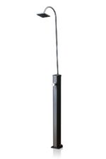 Ducha solar Gre de aluminio negro en 2 piezas 18 l · Gre