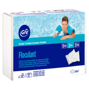 Cartuchos floculantes Gre de 125 g, 8 unidades · Gre
