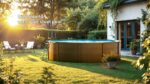 Piscina de acero Gre Aqualoon imitación madera Ø 300 × 120 cm