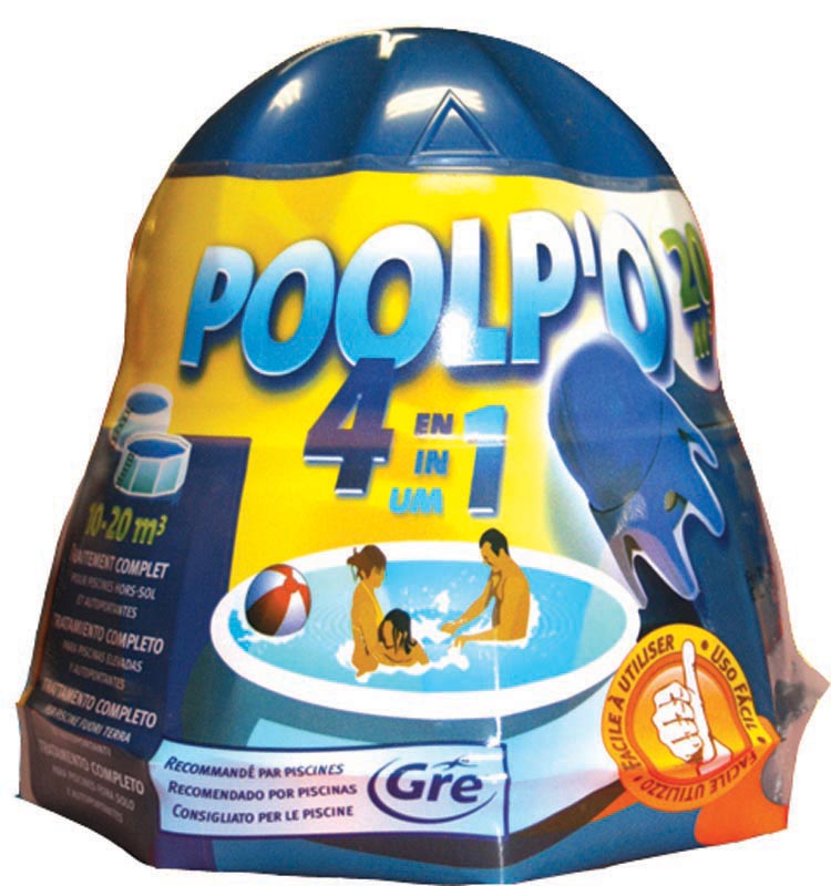 Kit 0-5 m³: Poolp'o: un mes de tratamiento y a la basura