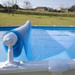 Enrollador Gre de tubo hexagonal para piscinas elevadas hasta 6 m · Gre