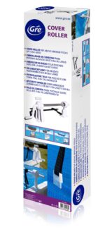 Enrollador Gre de tubo hexagonal para piscinas elevadas hasta 6 m · Gre