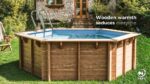 Piscina de madera Gre Sunbay Vanille 2 Ø 400 cm · Gre