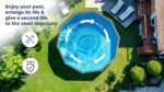 Piscina de acero Gre Anthracite 120 cm 610 × 375 × 120 cm