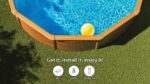 Piscina de acero Gre Sicilia · Gre