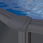 Piscina de acero Gre Aqualoon antracita Ø 300 × 120 cm
