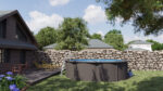 Piscina de acero Gre Anthracite 120 cm Ø 460 × 120 cm