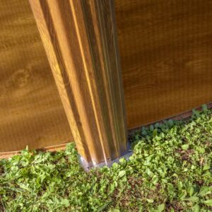 Piscina de acero Gre Aqualoon imitación madera Ø 460 × 120 cm