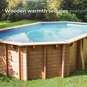 Piscina de madera Gre Sunbay Bambu 2 535 × 335 cm · Gre