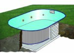 Piscina enterrada Gre Sumatra 800 × 400 × 120 cm