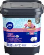 Cloro multiacción Gre 4 acciones en tabletas de 250 g · Gre