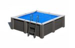 Cubierta de verano Gre para piscinas cuadradas · Gre