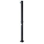 Ducha solar Gre de PVC negro en 2 piezas 20 l