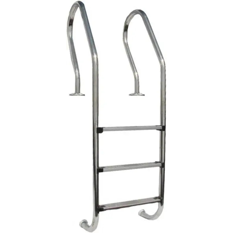 Escalera Gre 3 peldaños de acero inoxidable AISI 304 para piscina de madera Escalera Gre 3 peldaños de acero inoxidable AISI 304 para piscina de madera - Imagen 1