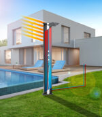 Ducha exterior híbrida Formidra Dada Straight 40 L · Poolstar