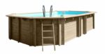 Piscina de madera Gre Sunbay Vermela 672 × 472 cm