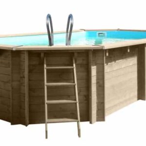 Piscina de madera Gre Sunbay Vermela 672 × 472 cm