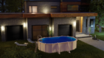Piscina de acero Gre Fidji 500 × 300 × 120 cm